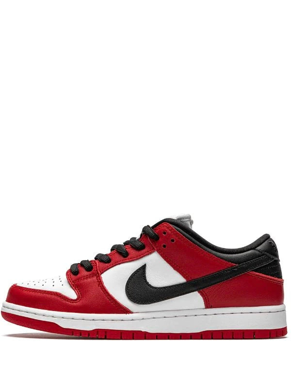 Nike SB Dunk White - Red