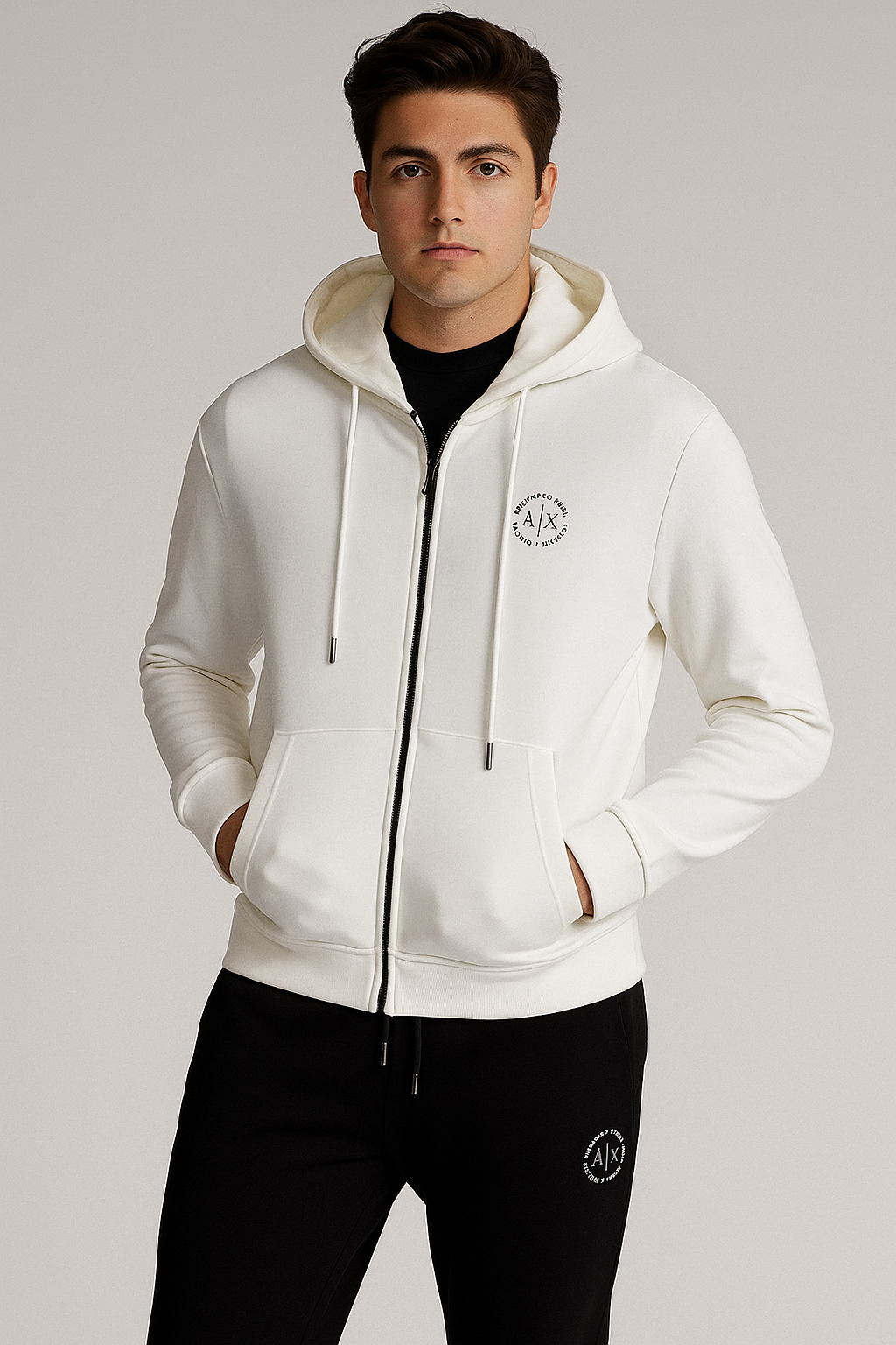 Armani Exchange White/Black Set